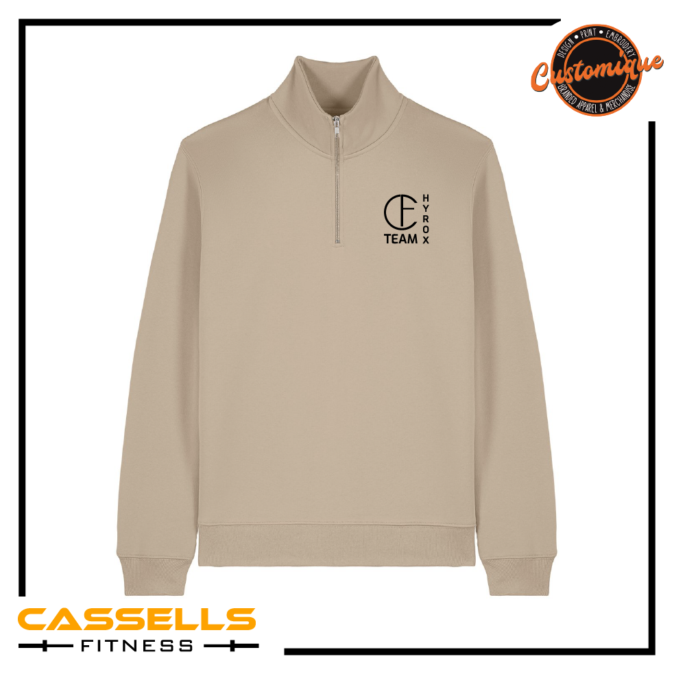 Cassells Fitness - UNISEX Quarter Zip Sweatshirt