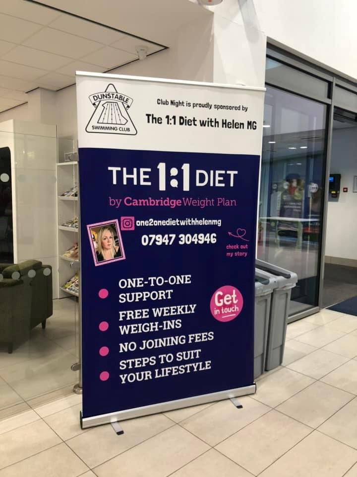 The 1:1 Diet - Roller Banner