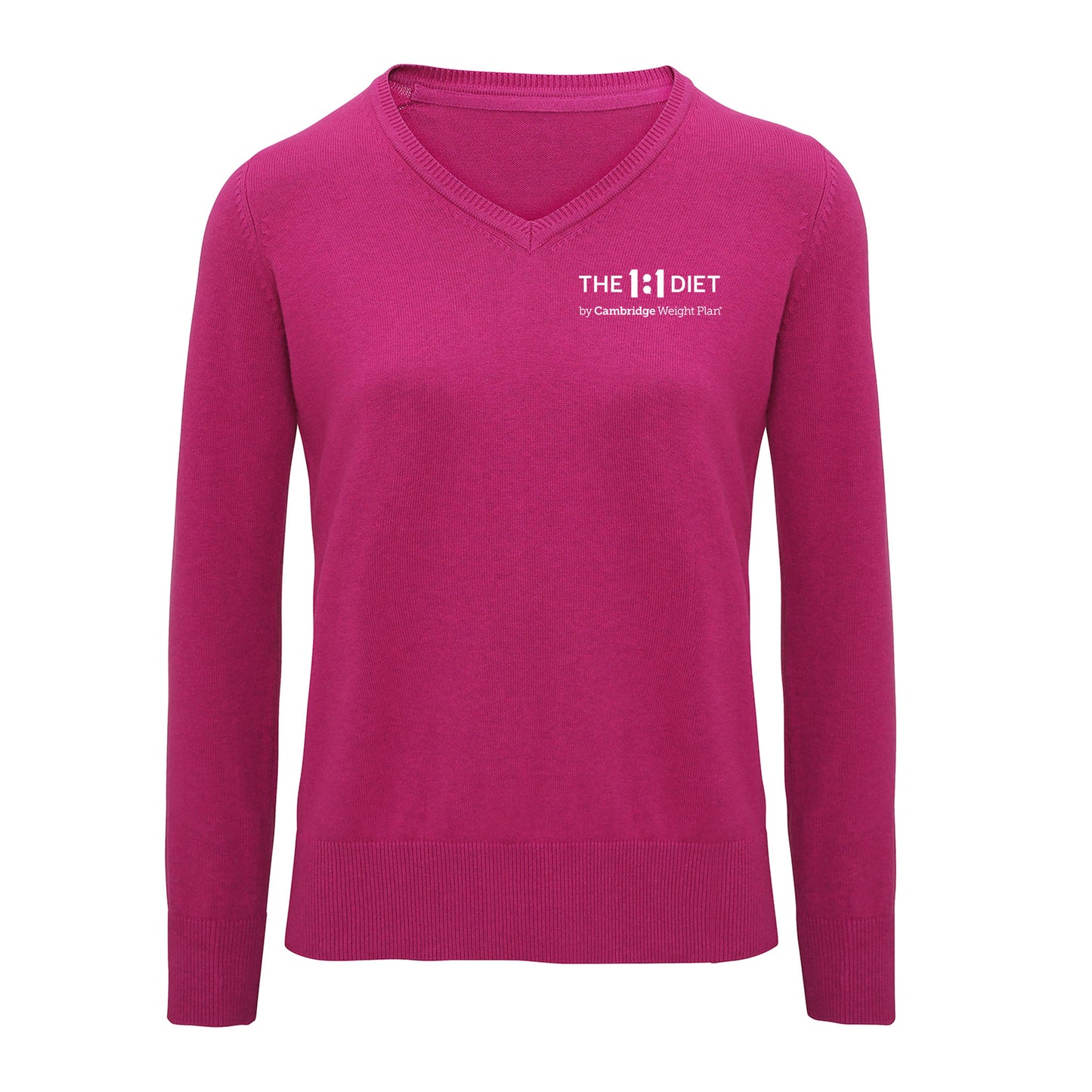 The 1:1 Diet - CLEARANCE - Ladies Cotton Blend V-neck Sweater