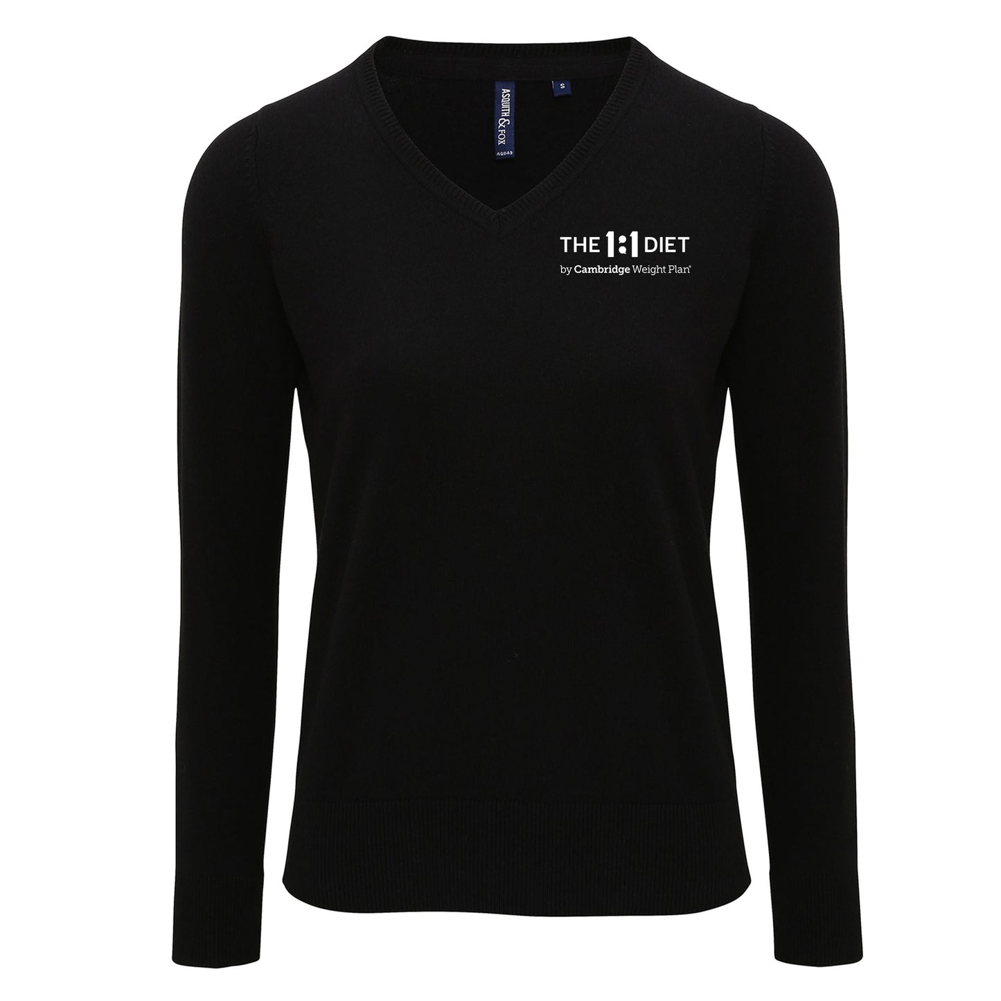 The 1:1 Diet - CLEARANCE - Ladies Cotton Blend V-neck Sweater