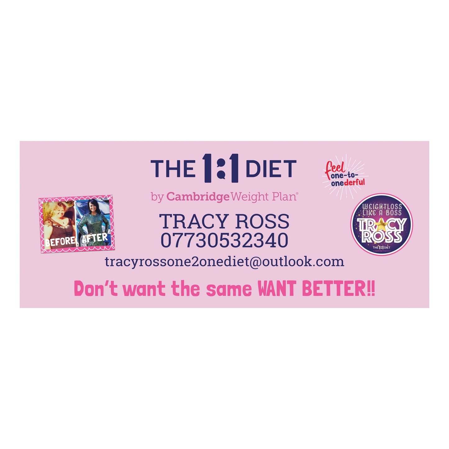 The 1:1 Diet - Vinyl Banners