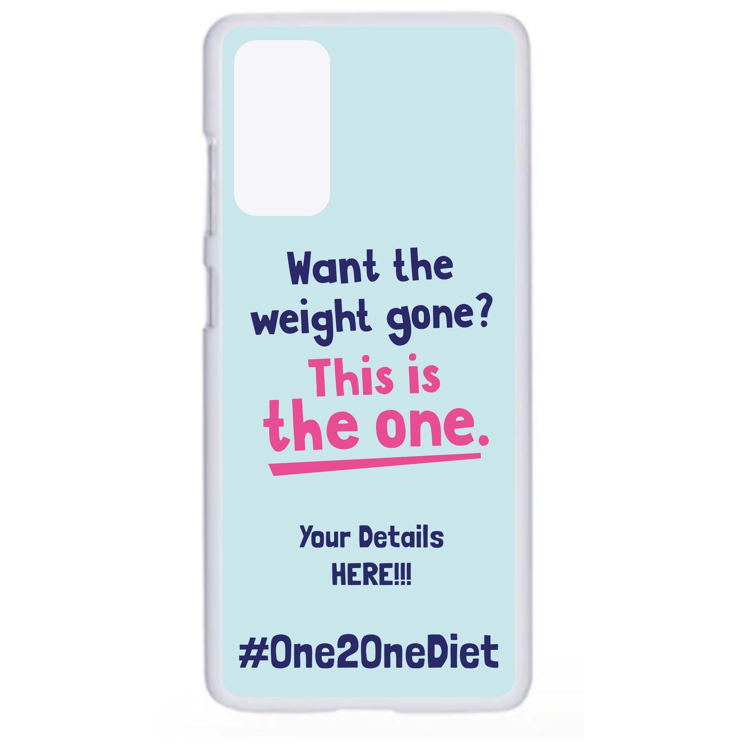 The 1:1 Diet - iphone Phone Case