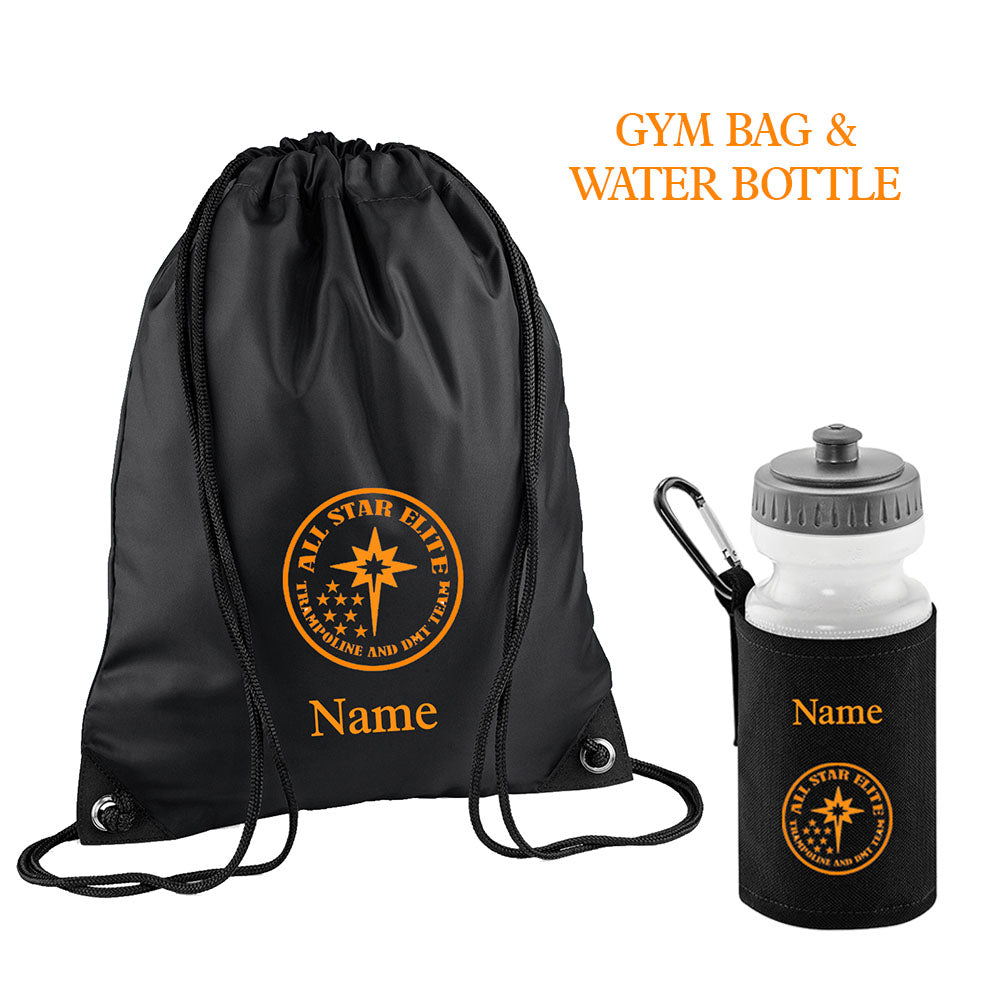 Gym bag with water 2025 bottle holder