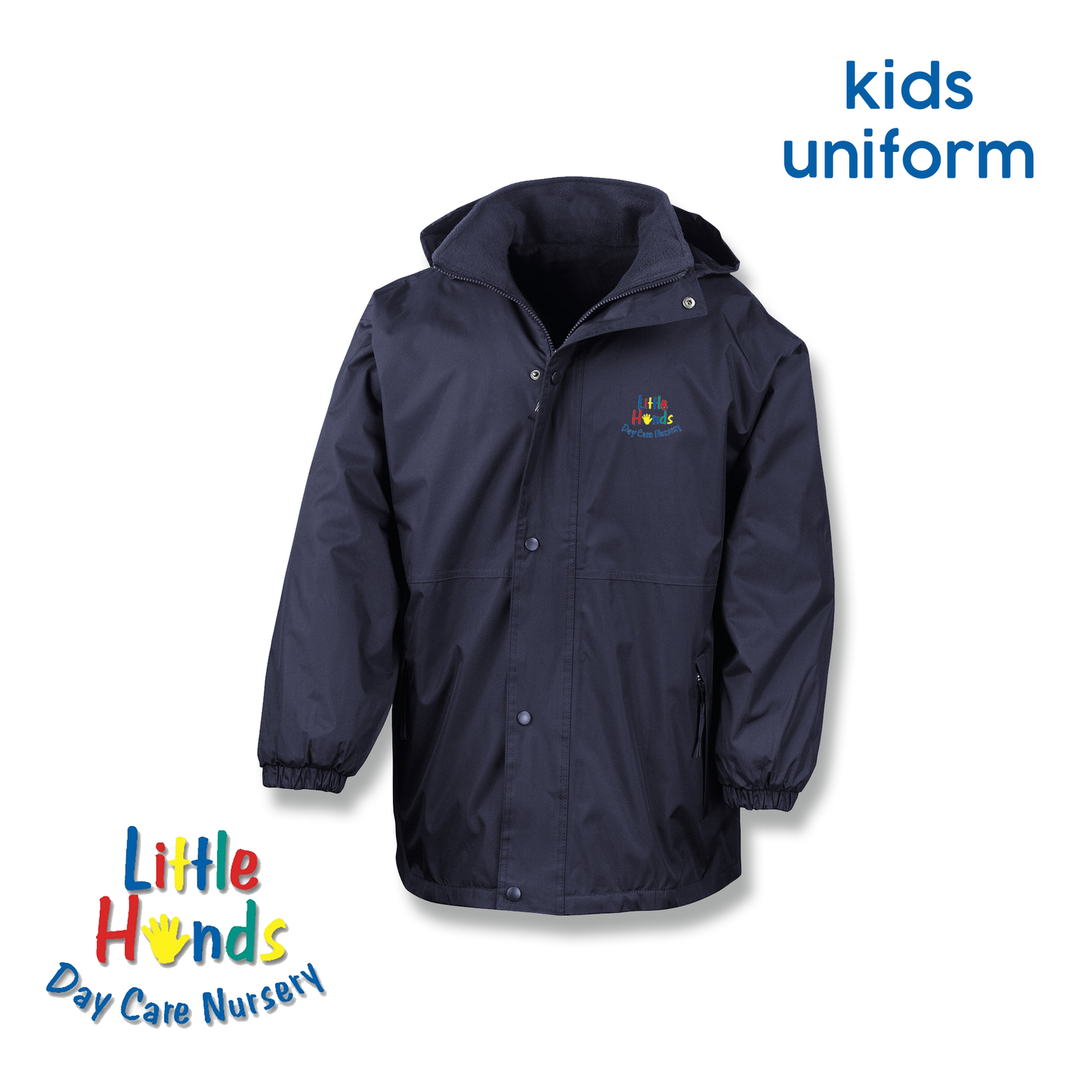 Little Hands Nursery Uniform - Kids Reversible Waterproof Jacket